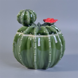 new decoration small ceramic cactus vase
