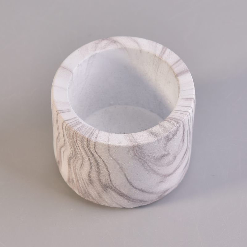 wooden effect concrete candle holder wooden effect concrete candle holder