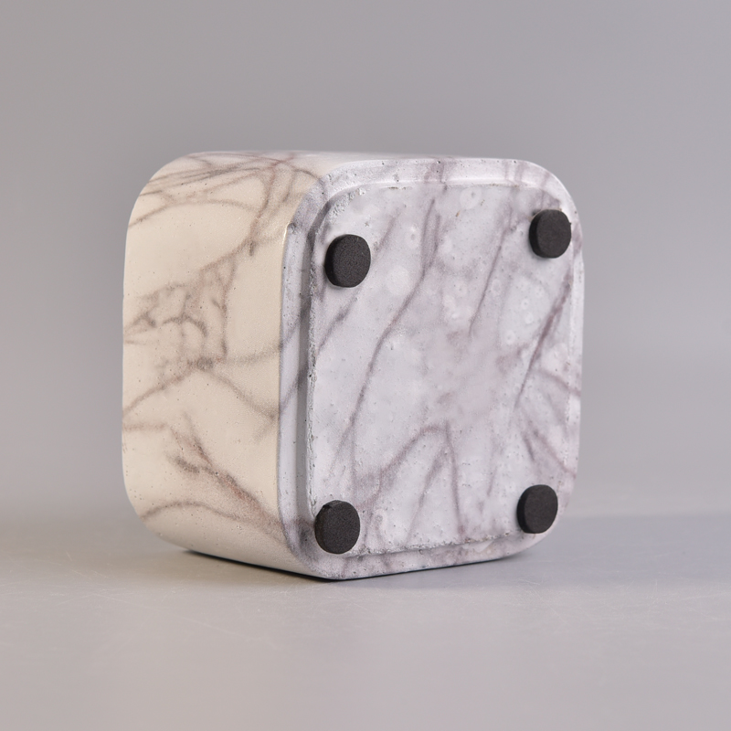Hot sale marble candle vessel for home 