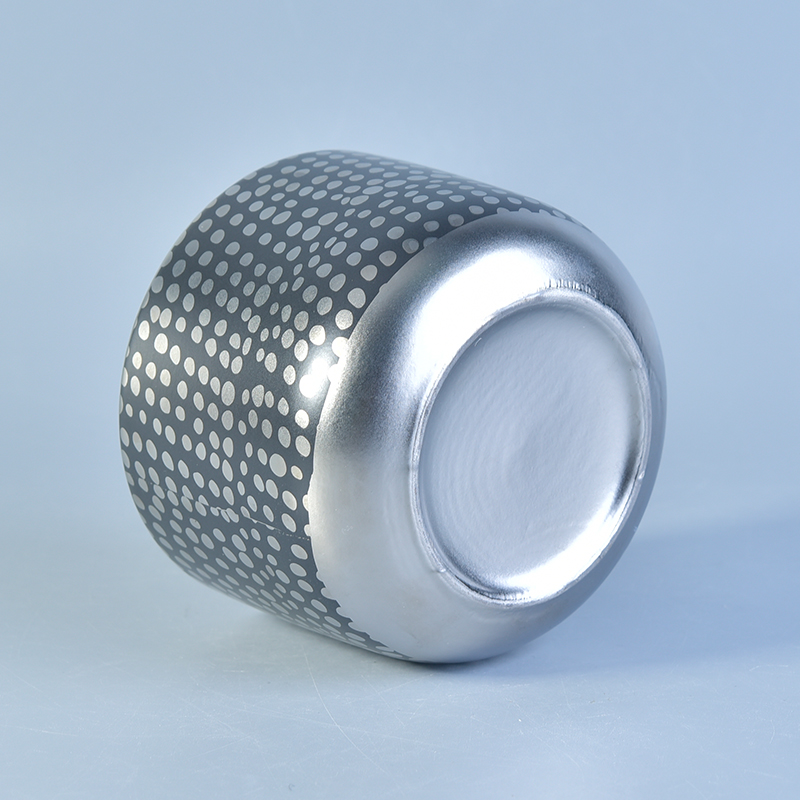 electroplating ceramic candle jar