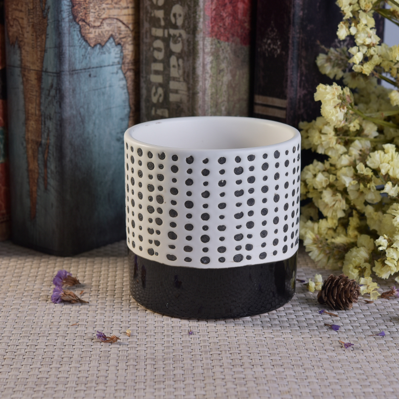 Custom ceramic candle holders for home wedding decoration