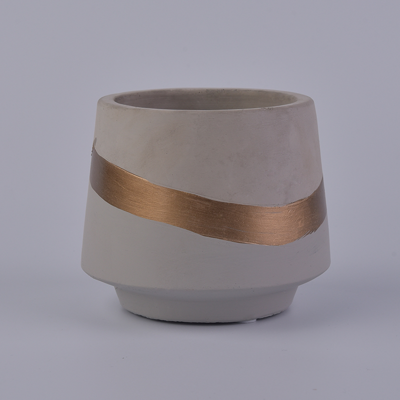 New arrival customized concrete candle holders