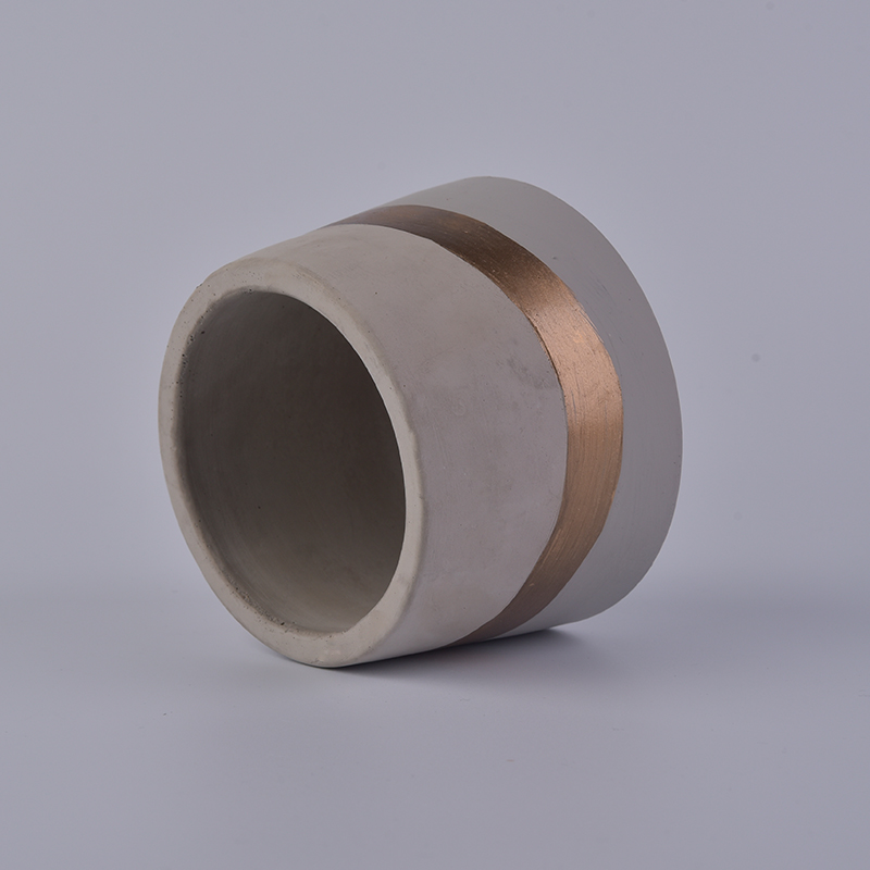 New arrival customized concrete candle holders