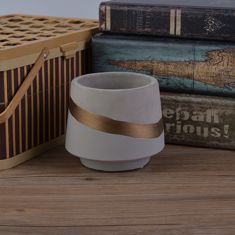 New arrival customized concrete candle holders