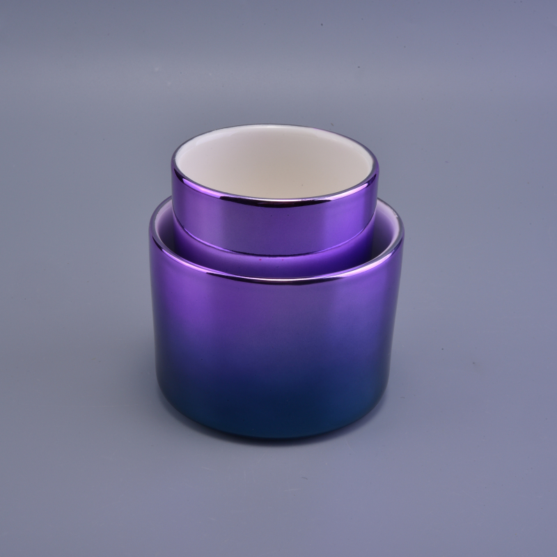 blue and purple gradient cylinder ceramic vessel for candles
blue and purple gradient cylinder ceramic vessel for candles