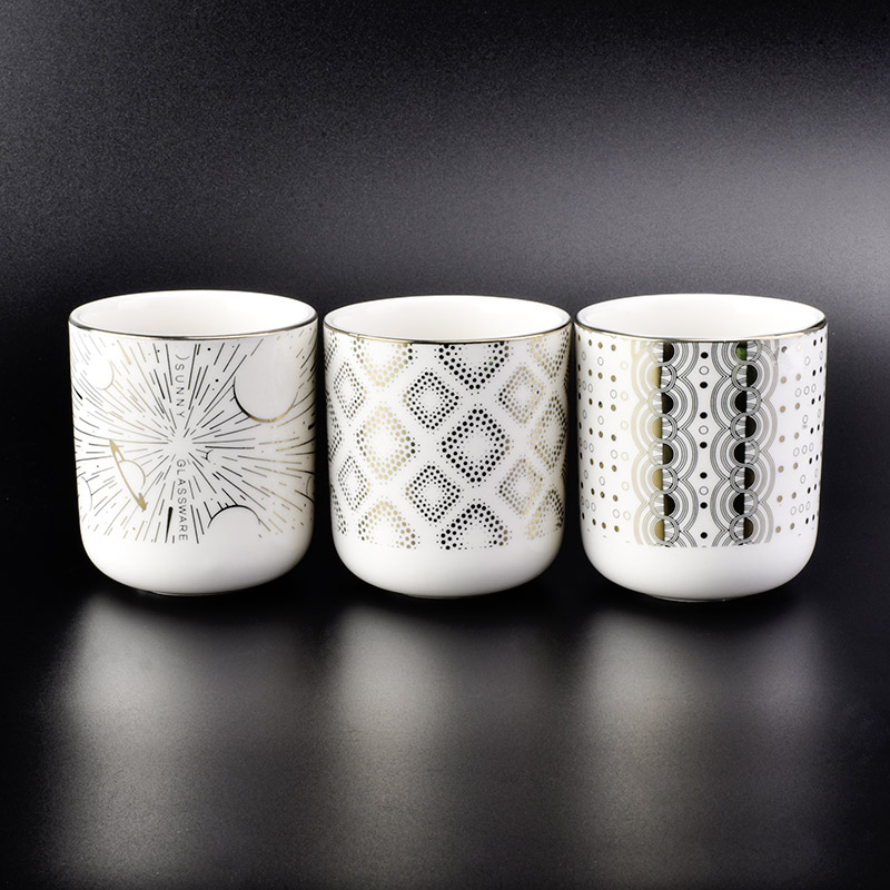 round bottom ceramic candle jar