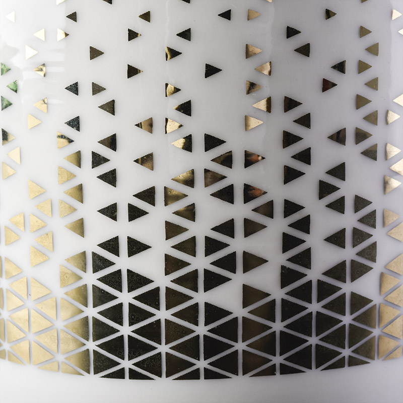 gold printed decoration white ceramic candle holders with round bottom gold printed decoration white ceramic candle holders with round bottom