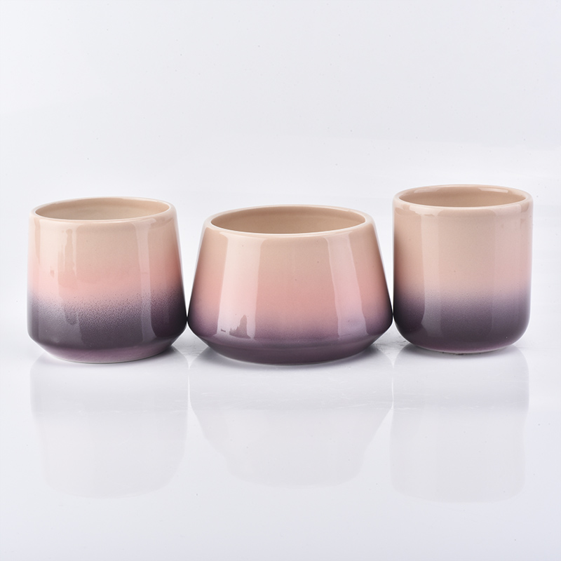 curved bottom pink glazed ceramic jar for candle making curved bottom pink glazed ceramic jar for candle making
