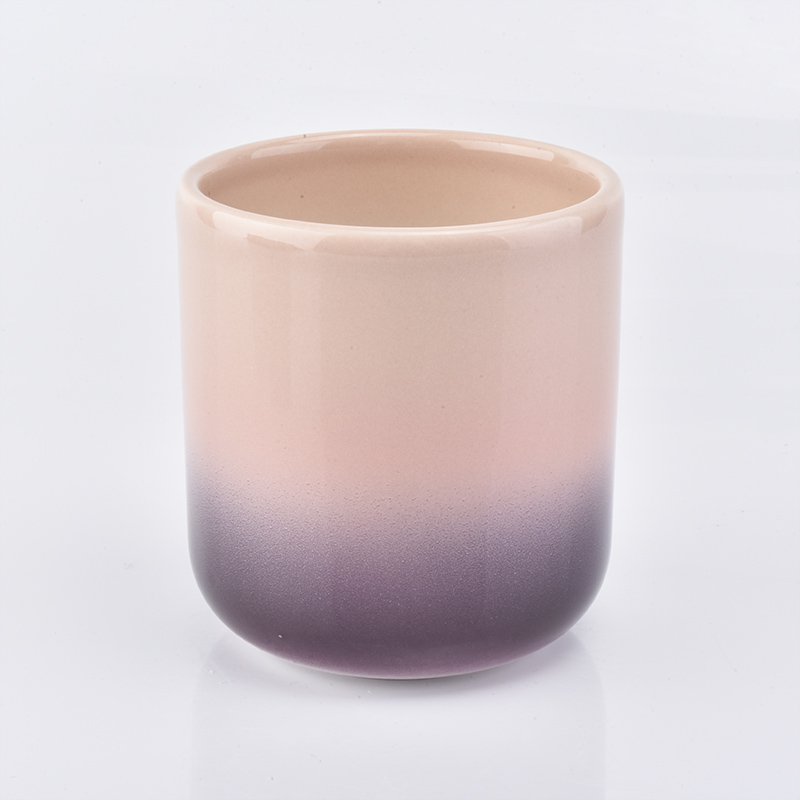 curved bottom pink glazed ceramic jar for candle making curved bottom pink glazed ceramic jar for candle making