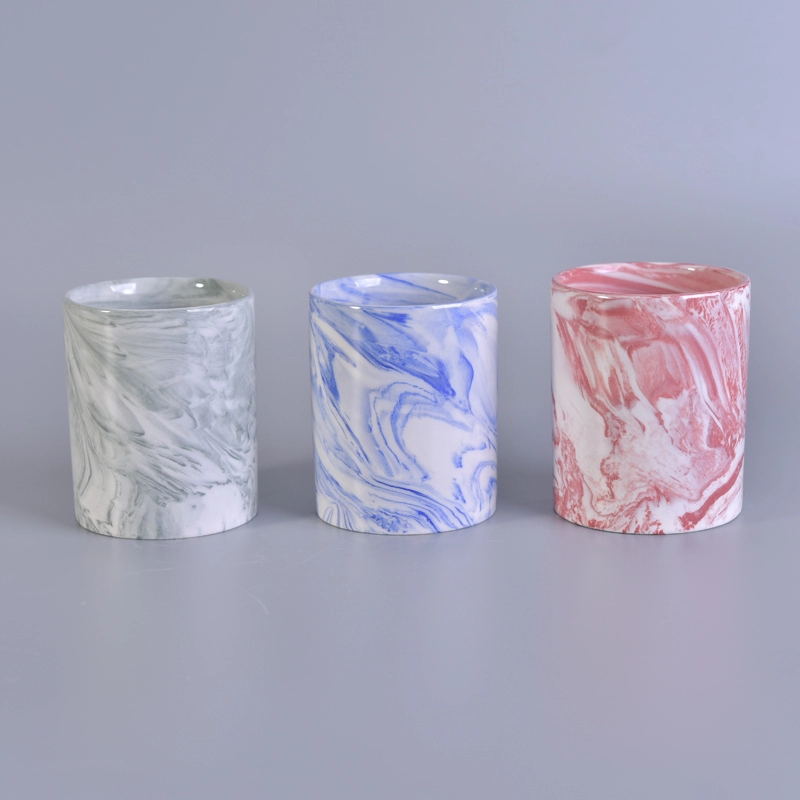 home decor tall marble ceramic candle jar home decor tall marble ceramic candle jar