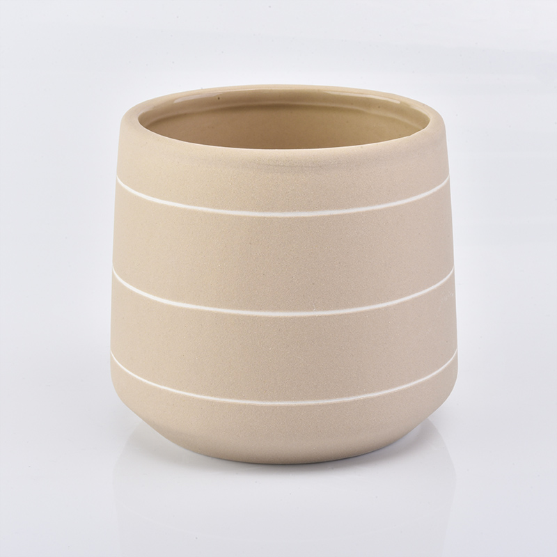 Matte Ceramic Candle Jar with Lid Wholesale Matte Ceramic Candle Jar with Lid Wholesale