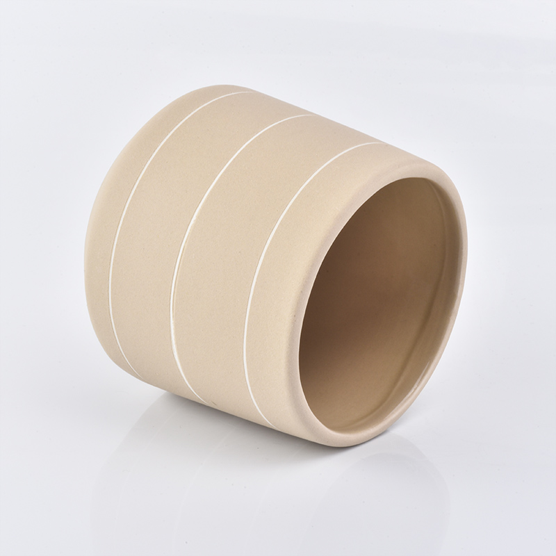 Matte Ceramic Candle Jar with Lid Wholesale Matte Ceramic Candle Jar with Lid Wholesale