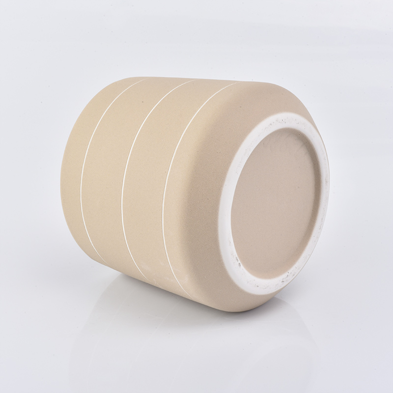 Matte Ceramic Candle Jar with Lid Wholesale Matte Ceramic Candle Jar with Lid Wholesale