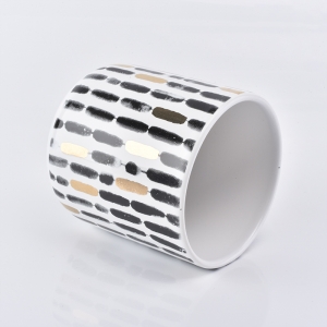 Luxury Pandekorasyon ceramic candle holder