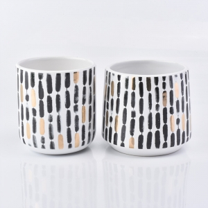 Luxury Pandekorasyon ceramic candle holder