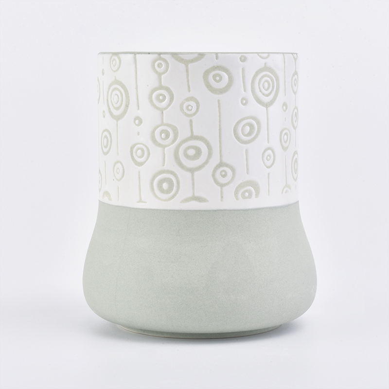 light green ceramic candle holder with white pattern light green ceramic candle holder with white pattern