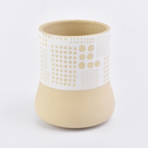 unique design ceramic candle jar