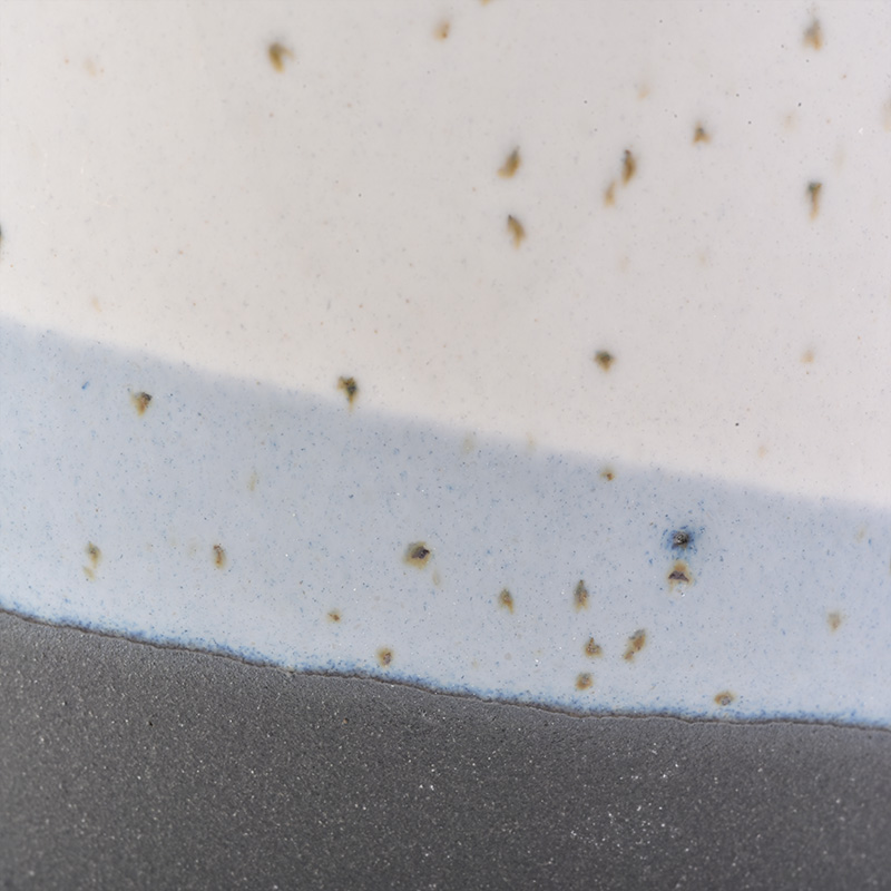 speckled ceramic candle votives