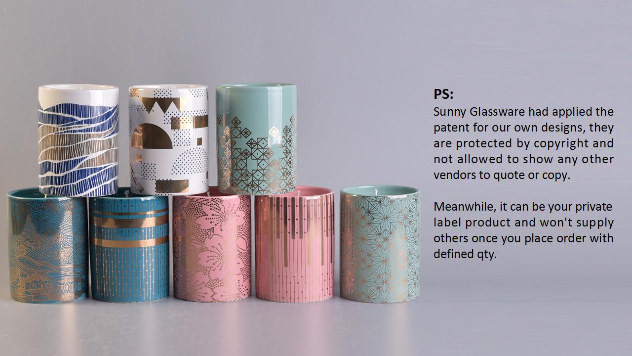 300ml Ceramic Candle Holders Wholesale