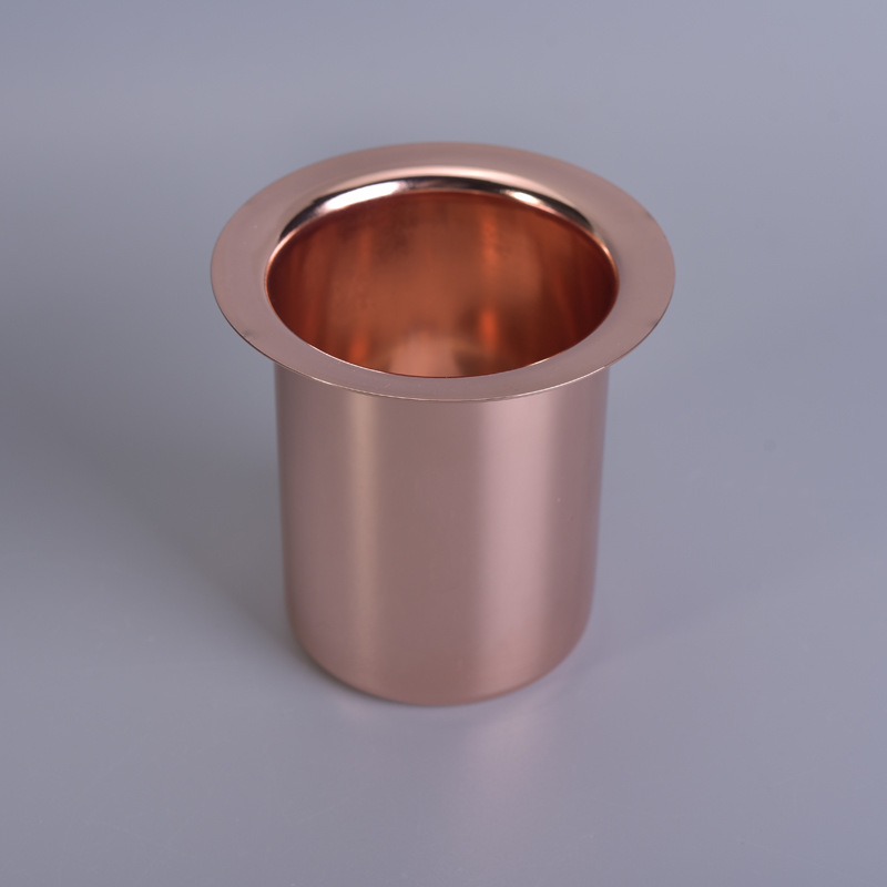 Rose gold metal candle holder popular in AU