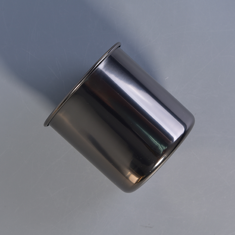Stainless steel metal candle jars wholesale