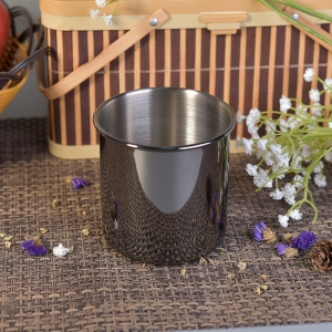 Stainless steel metal candle jars wholesale