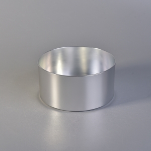 Silver Aluminum Metal Candle Holders