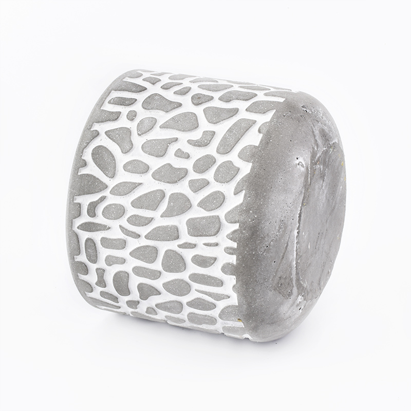 6oz concrete candle holders