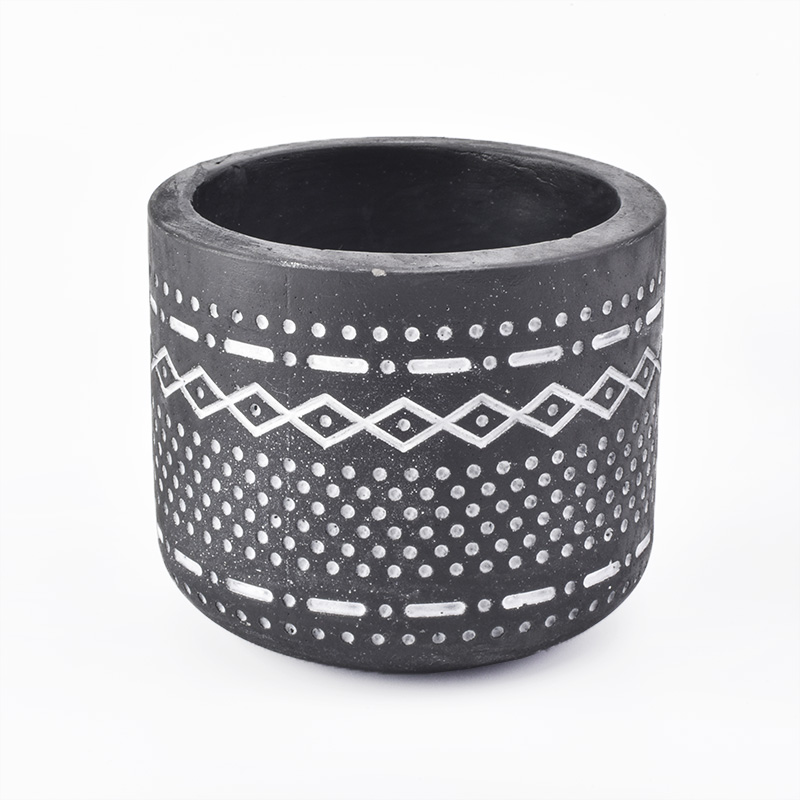 Black Cement Candle Jars Wholesale Black Cement Candle Jars Wholesale