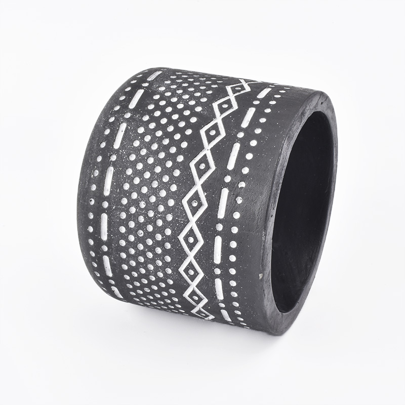 Black Cement Candle Jars Wholesale Black Cement Candle Jars Wholesale