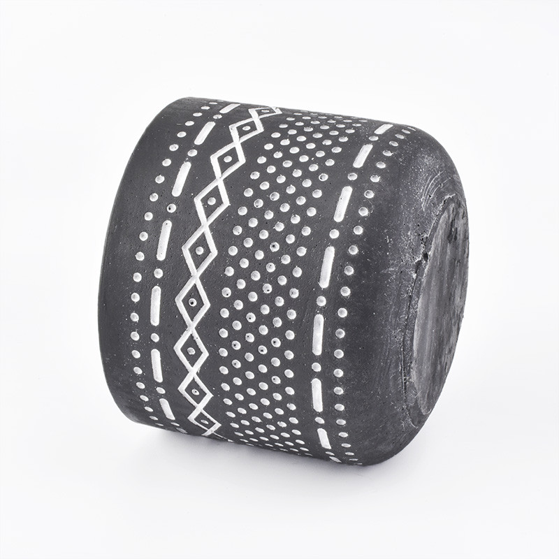 Black Cement Candle Jars Wholesale Black Cement Candle Jars Wholesale