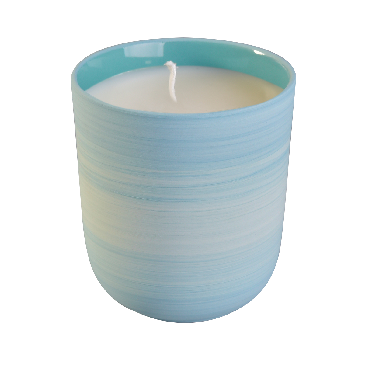 10oz Ceramic Candle Holder With Spray Colors