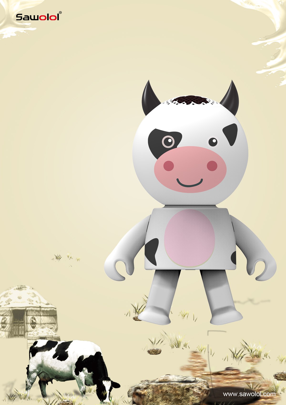 China supplier mini animal speaker
