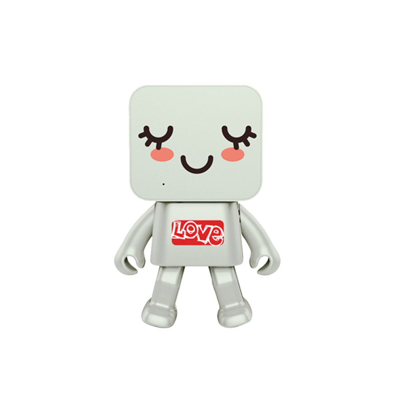 Kubusmeisje dansende luidspreker