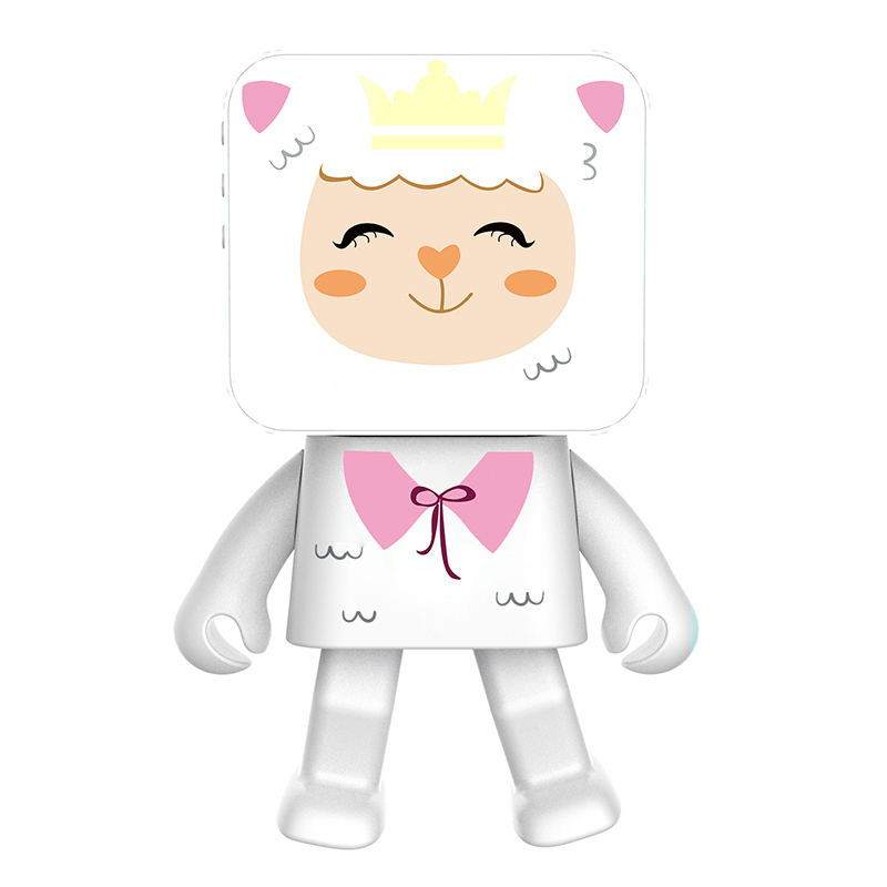 与舞蹈演讲者的音乐播放器一起跳舞