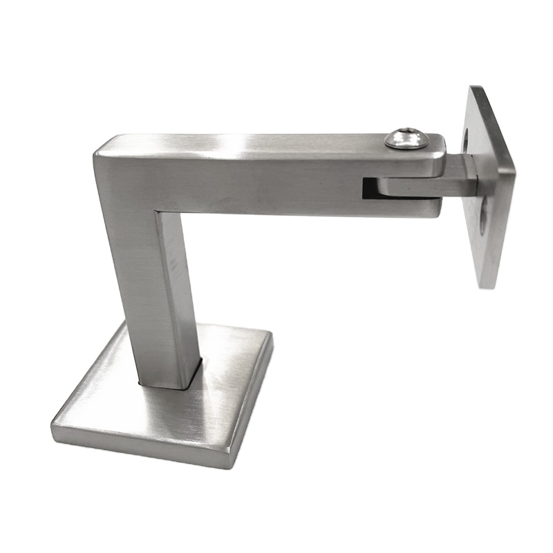 316 acier inoxydable balustrade main courante garde-corps raccords mural réglable carré Tube Support Support Support P715