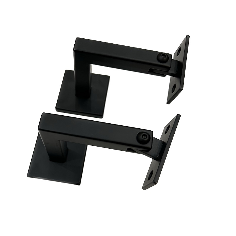 Accesorios montados en la pared Hardware Barandilla de acero inoxidable Soporte de escalera DIY Fácil instalación Soporte de pasamanos de escalera ajustable