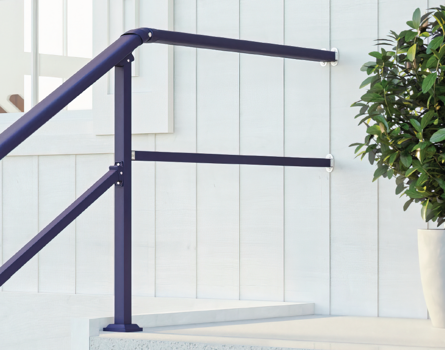 Заводская цена, прямая продажа, уличные 2-3 ступеньки, подходит для черных кованых перил, комплект лестничных перил, балюстрад и поручней