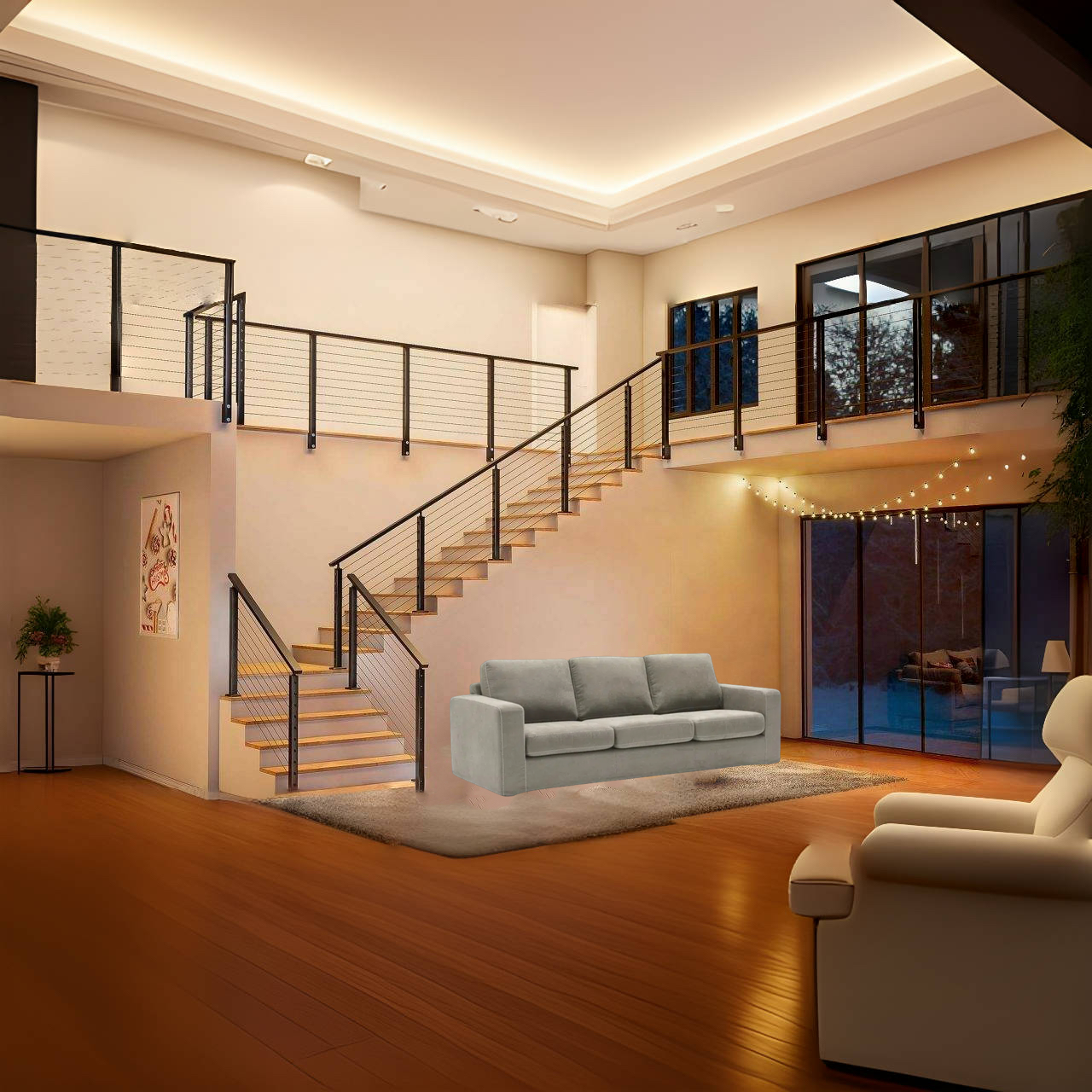 Συστήματα κιγκλιδώματος καλωδίων αλουμινίου υψηλής ποιότητας για κιγκλιδώματα σκαλοπατιών