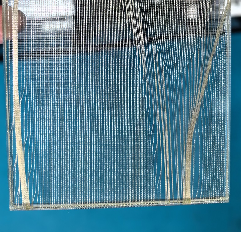 Laminowane ognioodporne szkło hartowane o niskiej zawartości żelaza