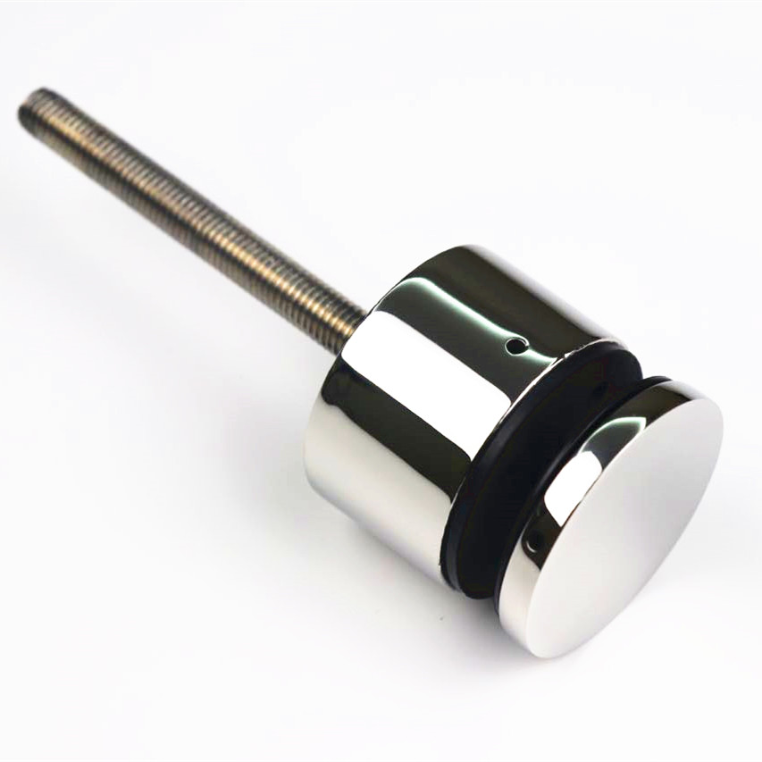 Montage op beton of hout, geborsteld 304 316 roestvrijstalen afstandsbeugel voor glas