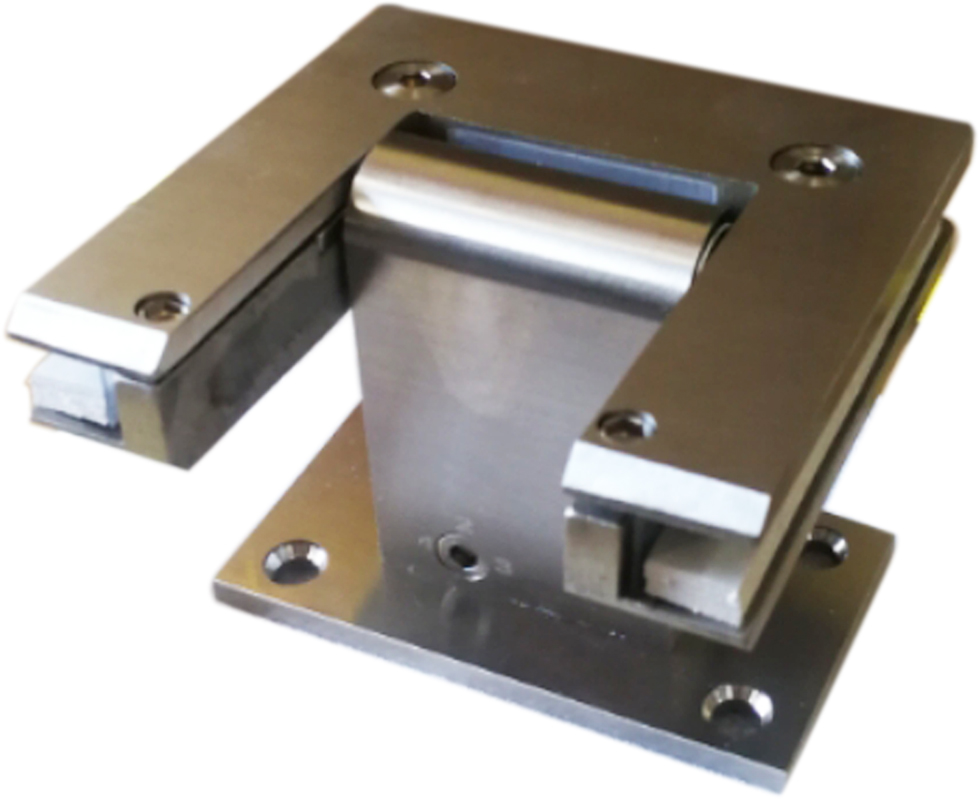 مفصل باب زجاجي هيدروليكي لسياج حمام السباحة من الفولاذ المقاوم للصدأ المصقول