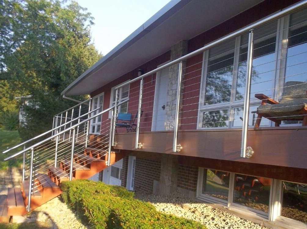 Kebil Hot Selling American Standard Railing Wire Rope Stainless Cable Railing