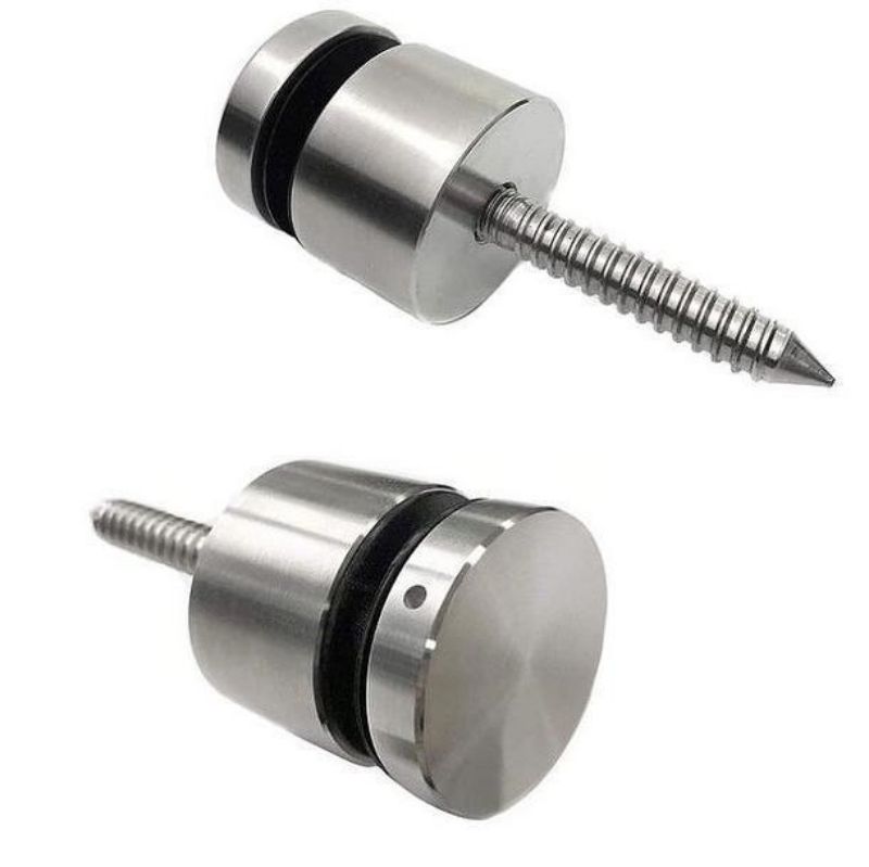 China Heavy Duty Marine Grade SS316 Glass Railing Standoff Pins for Frameless Balcony Stair Balustrade, Fits 3/8