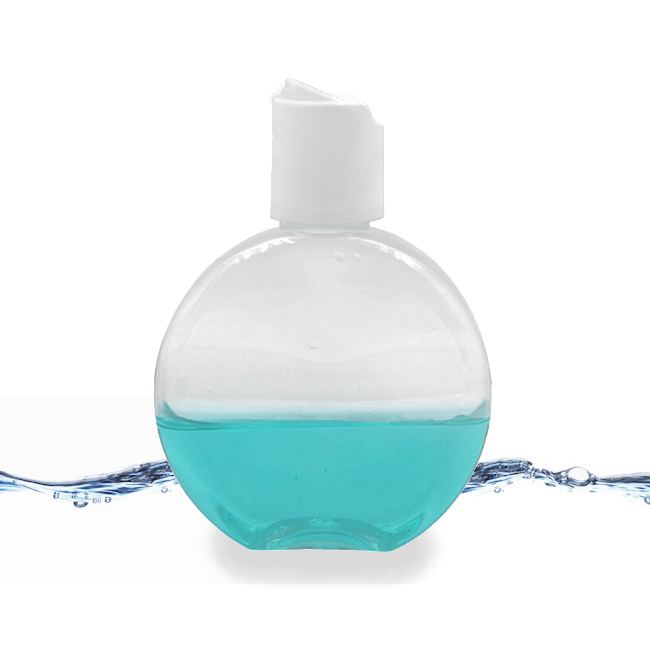 PET Clear Round 100 ml PET do opalania z plastikową butelką do wyciskania
