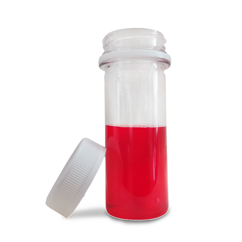 China Clear Round 60ml 2 oz PET Plastic Juice Bottles manufacturer