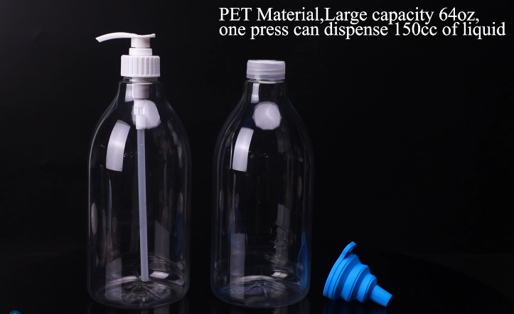 Μπουκάλι διανομής οικιακού απορρυπαντικού πλυντηρίου ρούχων PET 64 oz｜Zhenghao