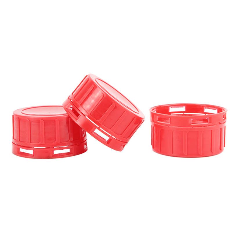 China plastic bottled sealed 63mm pp plastic screw bottle cap with seal Anti-Theft bottle covers manufacturer