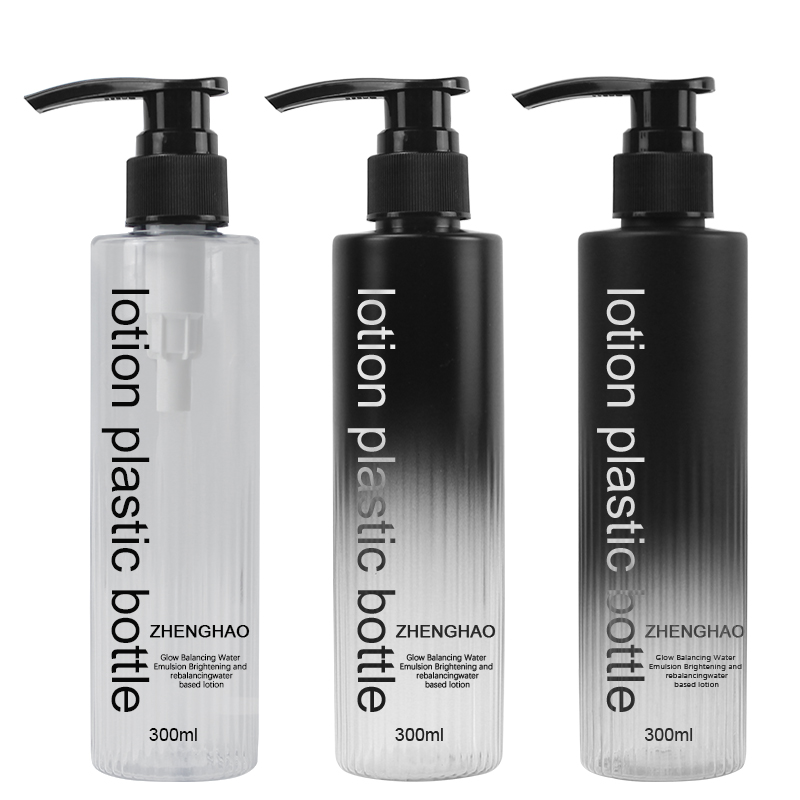 Luxusní lahvičky na péči o pleť Kosmetika Balení Nádoby Černá Gradient Color Lotion pumpička Hydratační krém Plastová lahvička