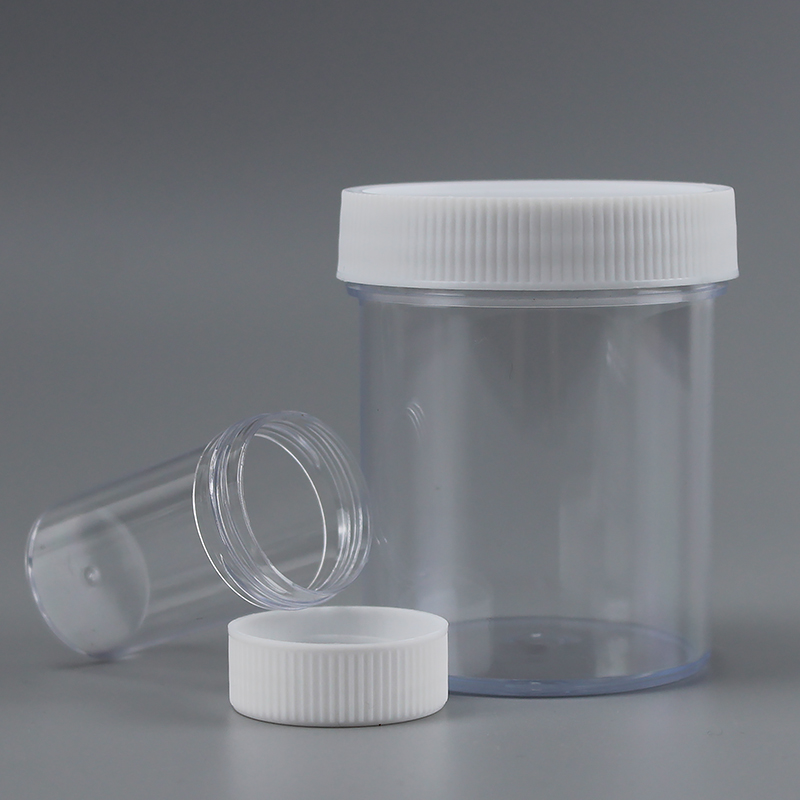15g 100g PP Pudełko na proszek do zębów Okrągła klapka Butelka z szeroką szyjką Kosmetyczne plastikowe doniczki Słoik do pakowania pielęgnacji skóry